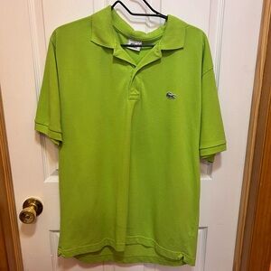 Lacoste large Green Polo Shirt Vibrant Cotton Blend